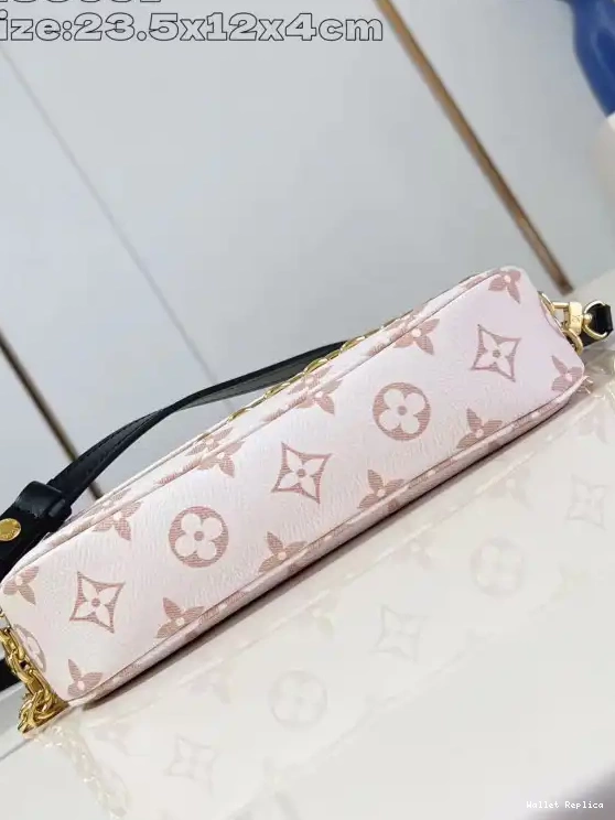 Affordable on Louis Vuitton Chain Ivy-23.5*12*4.3cm Wallet 0630